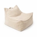 Fotoliu tip puf pentru copii MeowBaby slimcord sako bag, beige