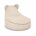 Fotoliu tip puf pentru copii MeowBaby slimcord teddy sako bag, beige