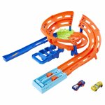 Set circuit dublu Hot Wheels action