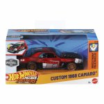 Masinuta metalica Hot Wheels cu sistem pull back custom 1968 camaro muscle mania scara 1:43