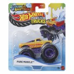 Camion Hot Wheels monster truck pure muscle cu culori schimbatoare scara 1:64