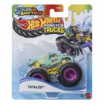 Camion Hot Wheels monster truck  totaled cu culori schimbatoare scara 1:64