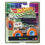 Masinuta Hot Wheels monster truck glow in the dark Haul Yall scara 1:64