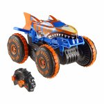 Monster truck Hot Wheels cu telecomanda Sharks vs Dinos masina tiger shark climber