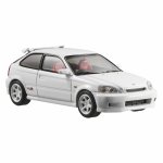 Masinuta metalica Hot Wheels premium real riders Honda Civic type r ek9 scara 1:43