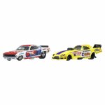 Set 2 masinute metalice Hot Wheels premium plymouth cuda fc 72 si robn pinks scara 1:64