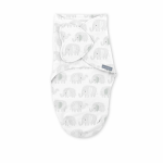 Sistem de infasare Ingenuity Scribble Elephant, Swaddle Me, 0-3 luni, colectia Monogram