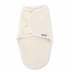 Sistem de infasare Ingenuity Cream Swaddle Me 0-3 luni, din muselina, colectia Original