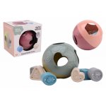 Joc Montessori sortator rotund cu forme din plastic verde bio happy world JohnToy