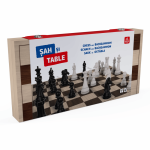 Joc de sah si table din lemn