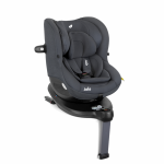 Scaun auto pentru copii Joie i-Spin 360 Moonlight 40-105 cm, testat ADAC si certificat R129, rotativ, spatar reglabil, tetiera ajustabila, baza cu picior de sustinere, SPS