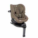 Scaun auto pentru copii Joie i-Spin 360 Oak 40-105 cm, testat ADAC si certificat R129, rotativ, spatar reglabil, tetiera ajustabila, baza cu picior de sustinere, SPS