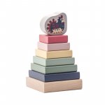 Jucarie din lemn Cubika Piramida 3