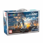 Jucarie interactiva educativa STEM Roovi inginerie hidraulica 3 in 1