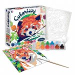 Kit creativ pictura pe numere Sentosphere colorizzy Panda rosu si Shiba