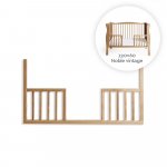 Latura deschisa Woodies pentru patut noble vintage 120x60 cm