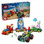 Lego Disney Tren aniversar si masina RC din Toy Story 206 piese