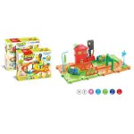 Locomotiva electrica cu statie si lumini