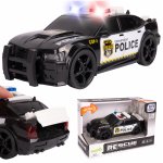 Masinuta de politie interactiva pentru copii, scala 1:20, cu lumini si sunete realiste, portbagaj cu deschidere