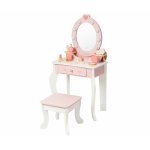 Masuta de machiaj pentru copii Milly Mally Elly Pink oglinda Led si accesorii