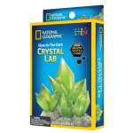 Set educativ National Geographic mini laborator de crestere cristale verzi fosforescente