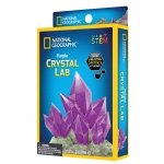 Set educativ mini laborator de crestere cristale violet National Geographic