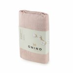 Muselina multifunctionala din bumbac organic 120x120 cm Onino Hug.me Warm peach