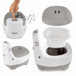 Olita pentru copii Saro baby interactiva alb si gri 18 luni+