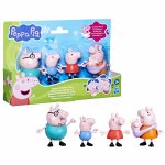 Set 5 figurine Peppa pig familia Peppa