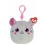 Plus breloc Ty squishy beanies soricel catnip 8.5 cm