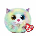 Jucarie din plus Ty beanie balls Heather pisica 8 cm