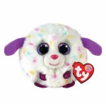 Jucarie din plus Ty beanie balls Munchkin catelusul alb 8 cm