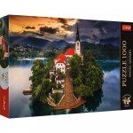 Puzzle Trefl premium plus photo odyssey Lacul Bled Slovenia 1000 piese