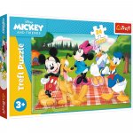 Puzzle Trefl maxi Disney Mickey Mouse si prietenii preferati ai lui Mickey 24 piese