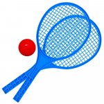 Set 2 palete albastre Roben Toys Beach Ball si minge