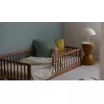 Pat pentru copii Woodies din lemn Montessori vintage 160x80 cm