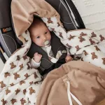 Paturica pentru scaun auto BabyLy Teddy bears
