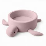 Piscina pentru copii MeowBaby turtle raspberry glaze pink