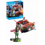Jucarie de rol Playmobil lupta eroului cu vehicul