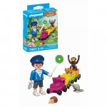 Plimbarea animalelor cu locomotiva Playmobil