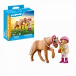 Set 2 figurine fetita cu ponei Playmobil