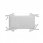 Protectie laterala pentru patut 60 cm catifea Gri