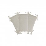 Protectie laterala pentru patut pachet 3x60 cm catifea Sand