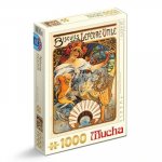 Puzzle 1000 piese Alphonse Mucha Biscuits lefevre utile DToys