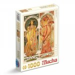 Puzzle 1000 piese Alphonse Mucha Moet & Chandon Imperial and white star DToys