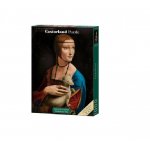 Puzzle 1000 piese Castorland Leonardo Da Vinci Lady with the Ermine Leonardo da Vinci