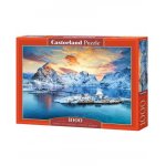Puzzle 1000 piese Castorland Sunrise on Sakrisoy Lofoten Norway