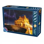 Puzzle 1000 piese DToys Cazinoul din Constanta noaptea Imagini din Romania