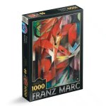 Puzzle 1000 piese DToys Franz Marc vulpi