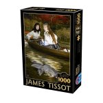 Puzzle 1000 piese DToys James Tissot pe Tamisa un starc